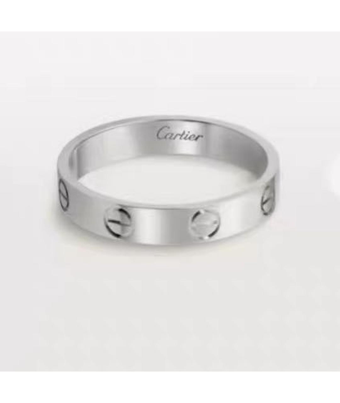 CARTIER Белое кольцо из белого золота, фото 6