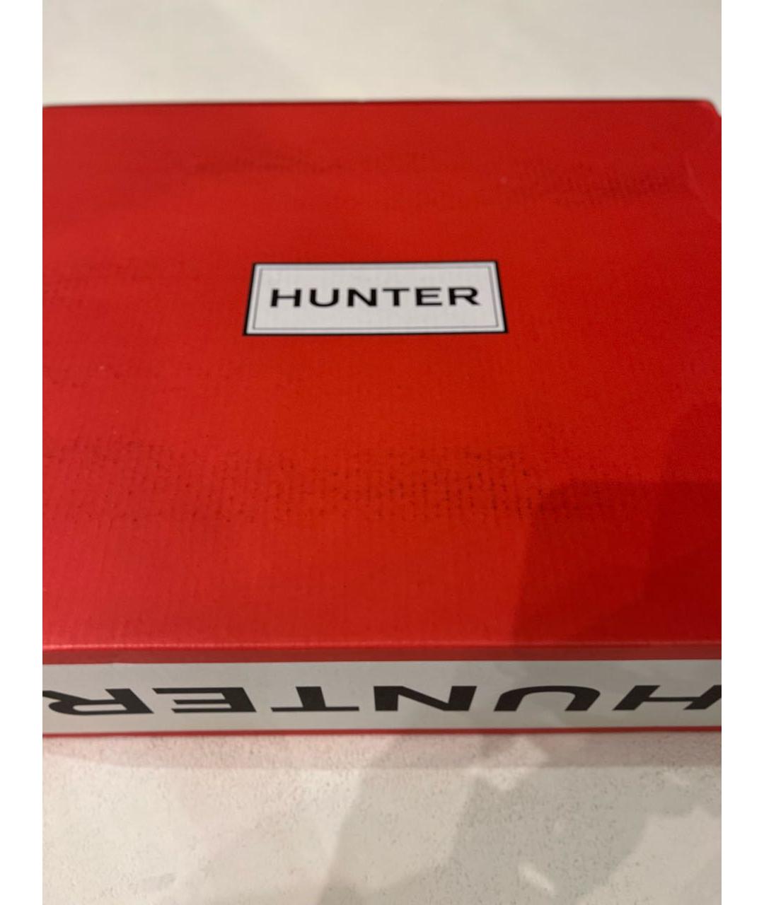 HUNTER Черные резиновые сапоги, фото 2