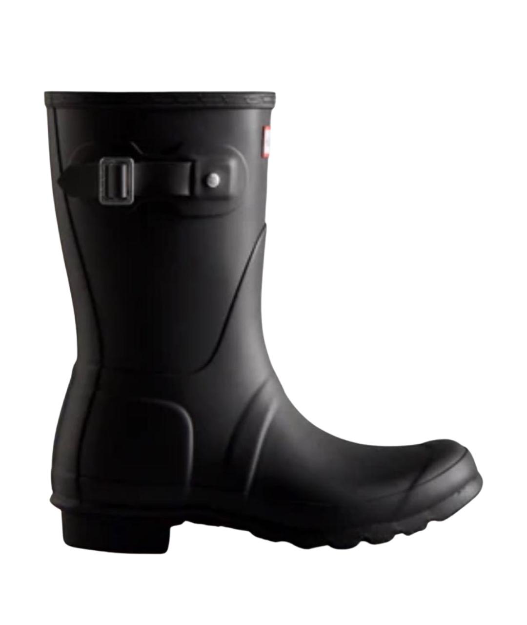 HUNTER Черные резиновые сапоги, фото 1