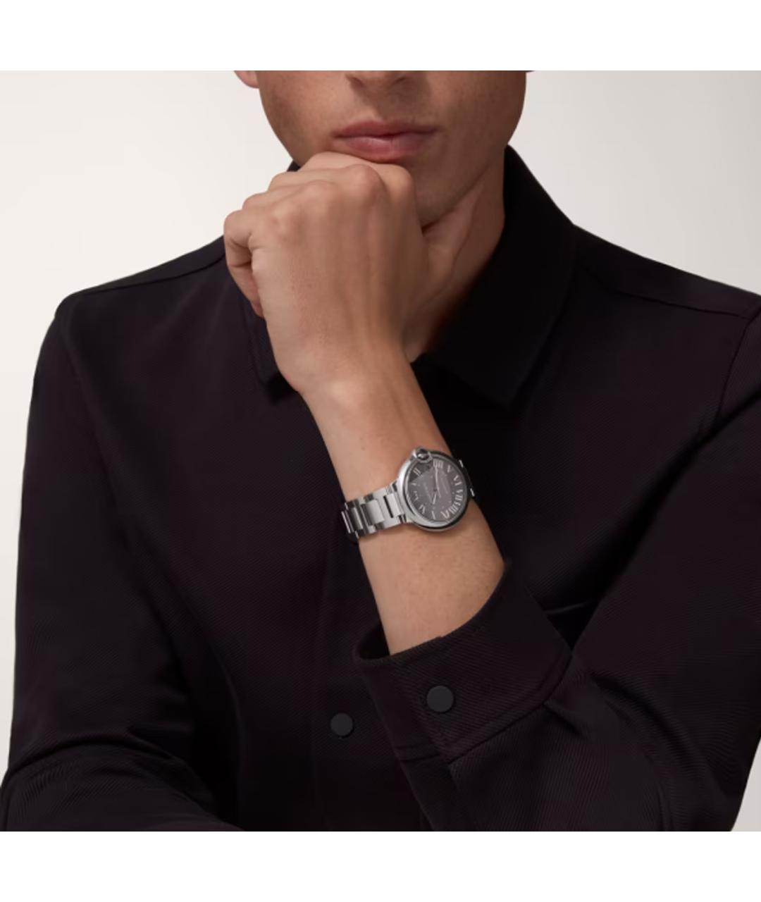 CARTIER Серебряные металлические часы, фото 4