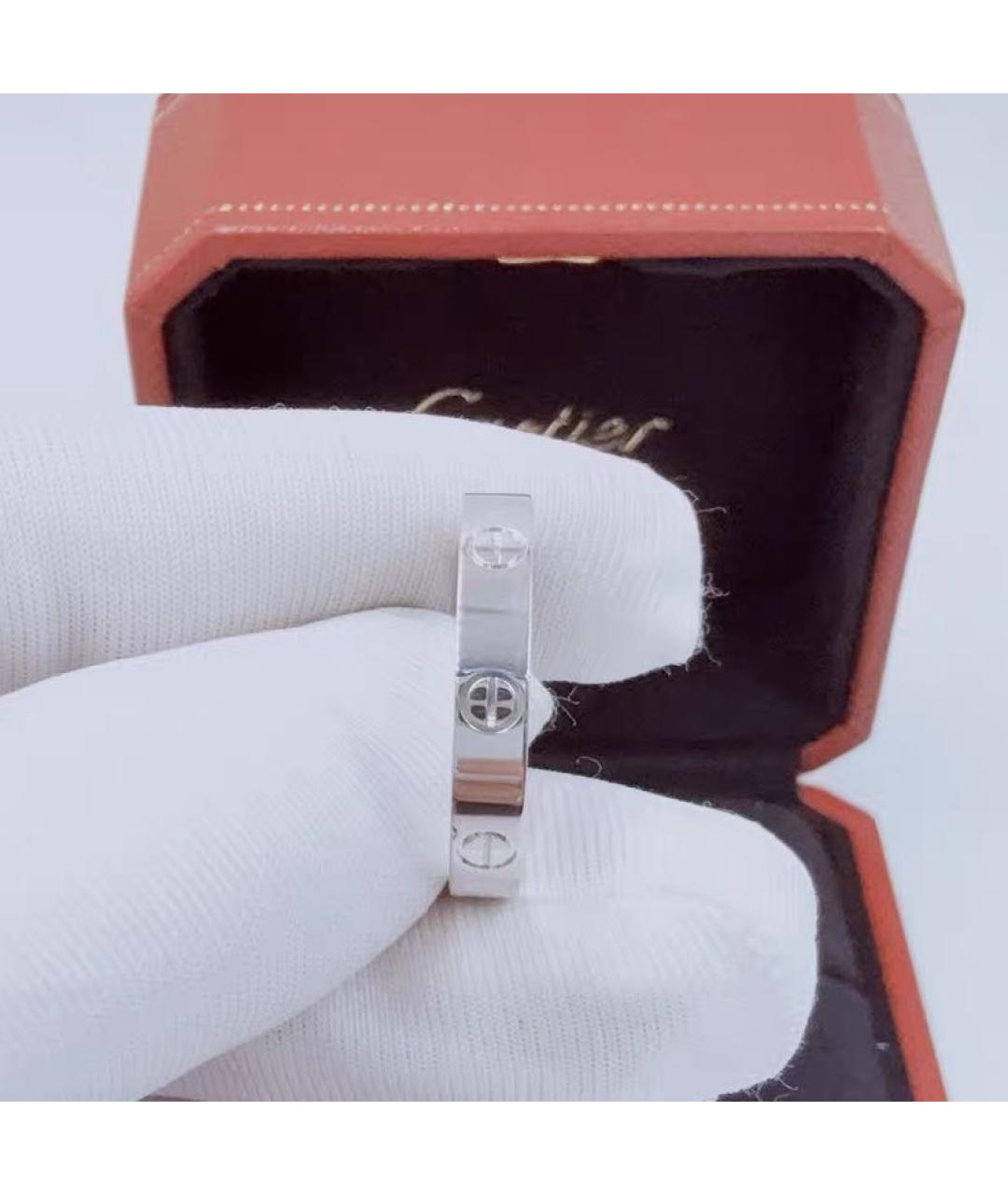 CARTIER Белое кольцо из белого золота, фото 3
