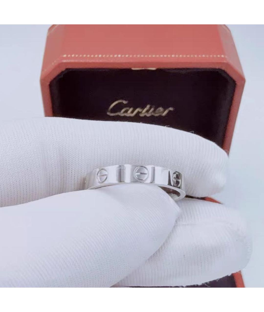 CARTIER Белое кольцо из белого золота, фото 6