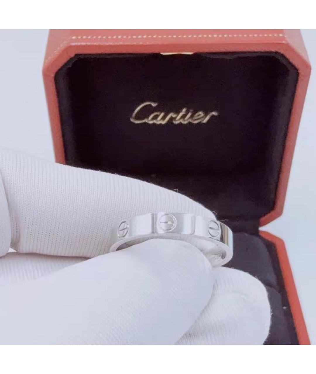CARTIER Белое кольцо из белого золота, фото 2