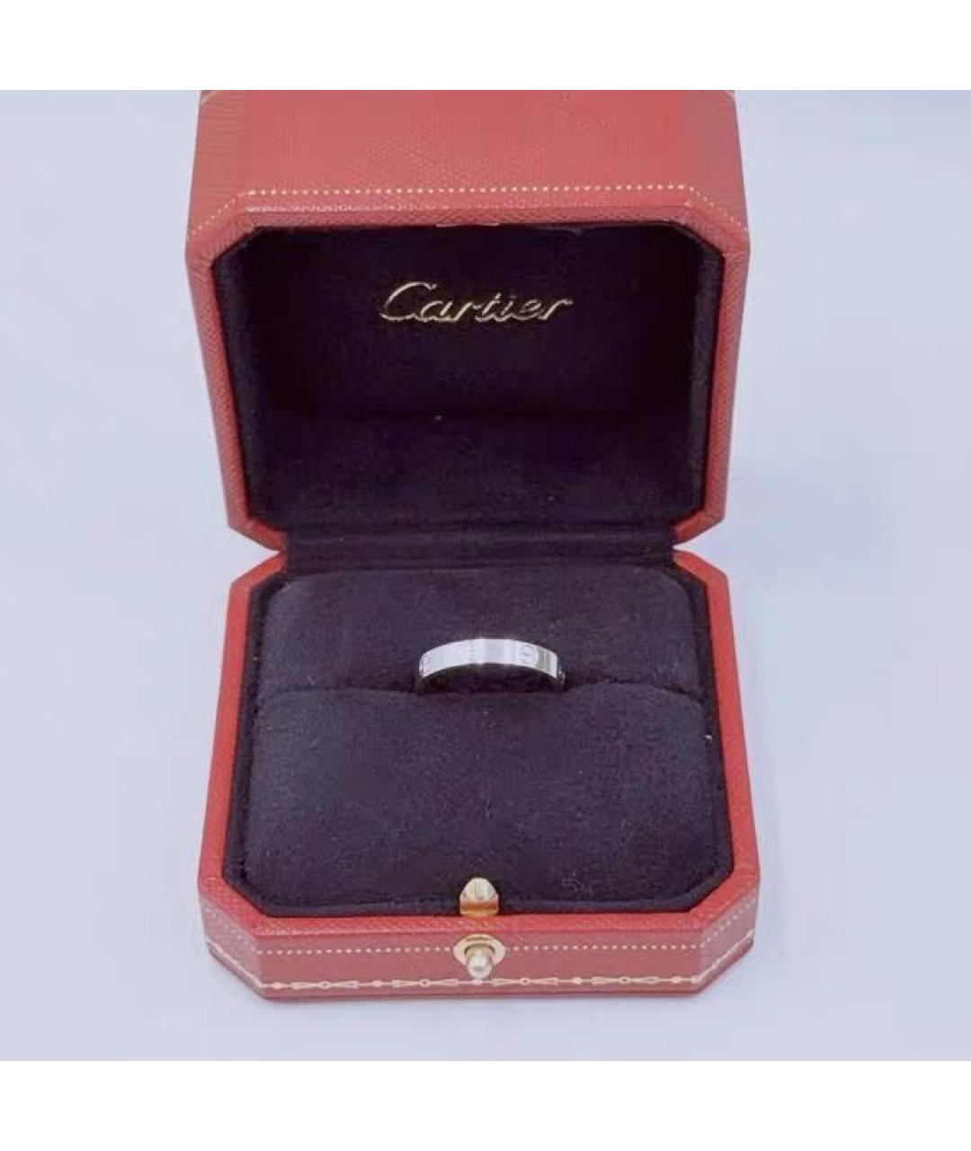CARTIER Белое кольцо из белого золота, фото 4