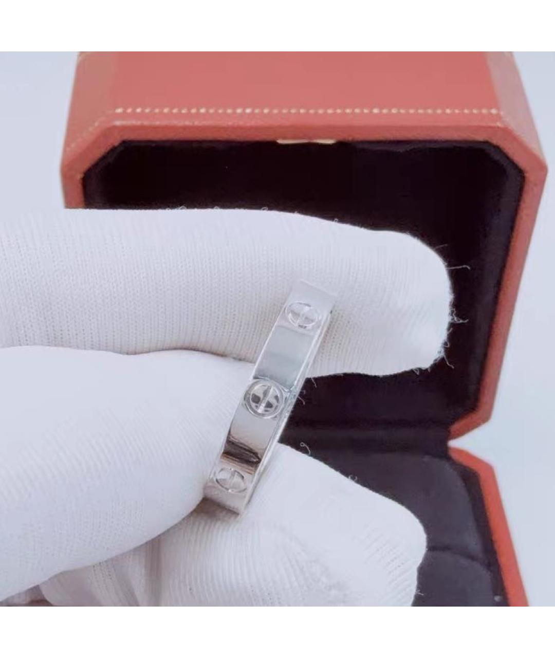 CARTIER Белое кольцо из белого золота, фото 5