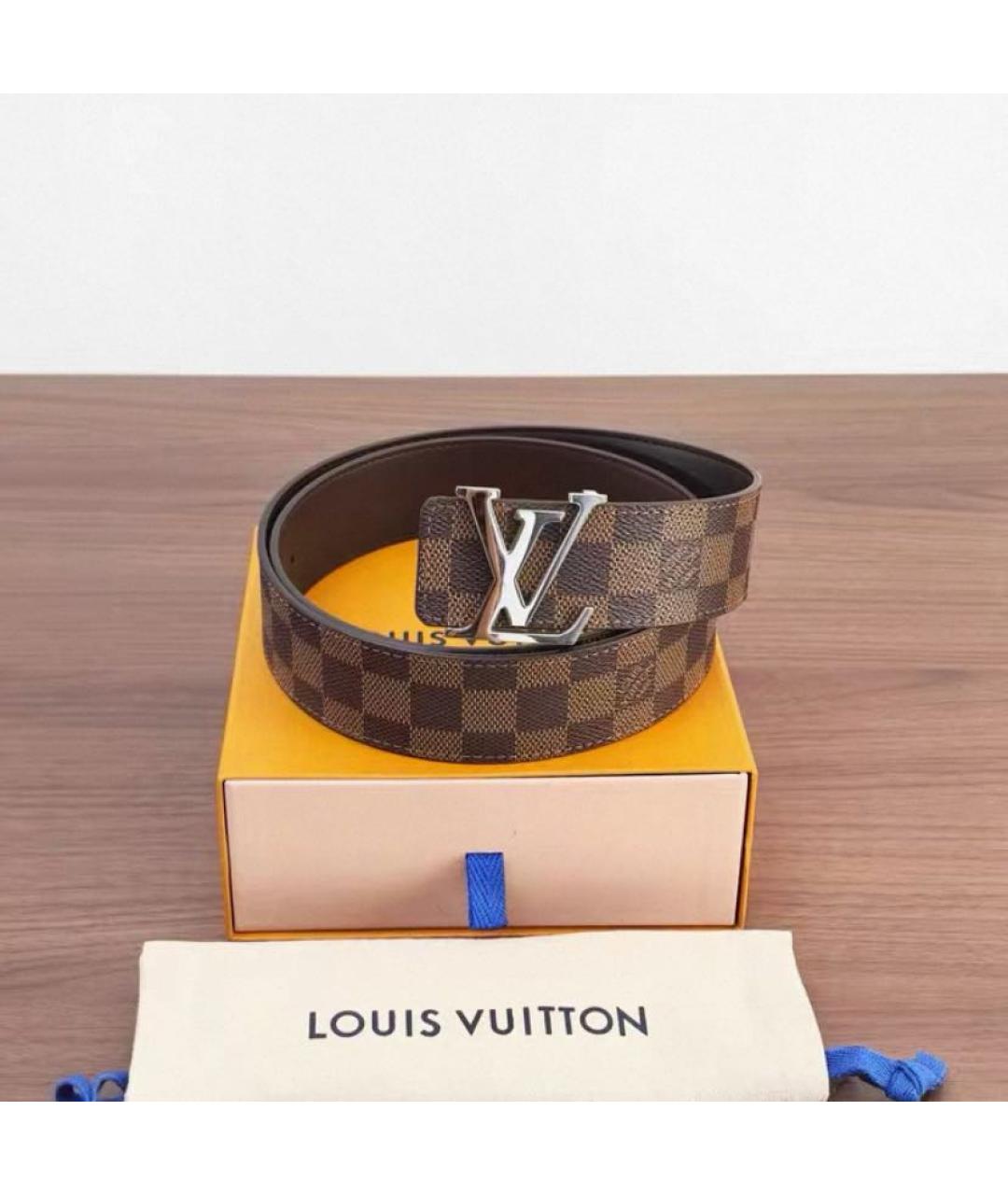 LOUIS VUITTON Коричневый ремень, фото 2
