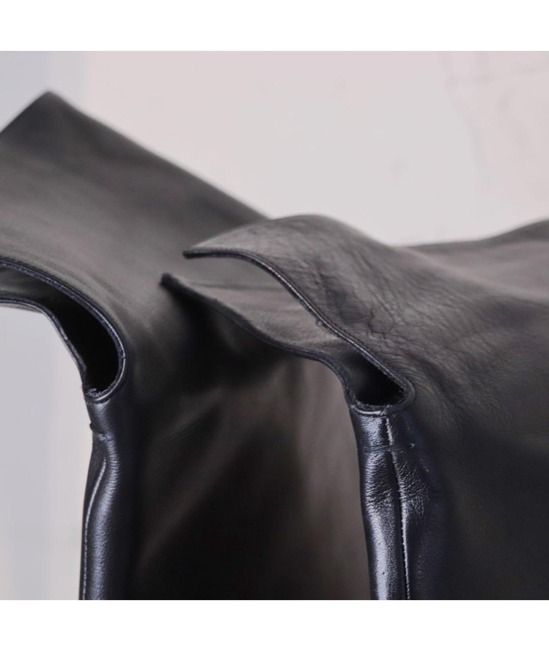 TOM FORD Черные кожаные ботфорты, фото 6