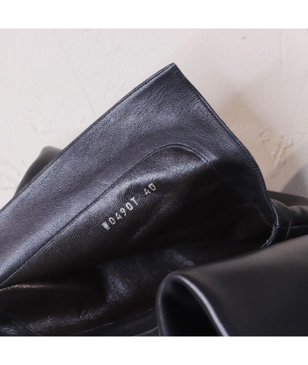 TOM FORD Черные кожаные ботфорты, фото 7