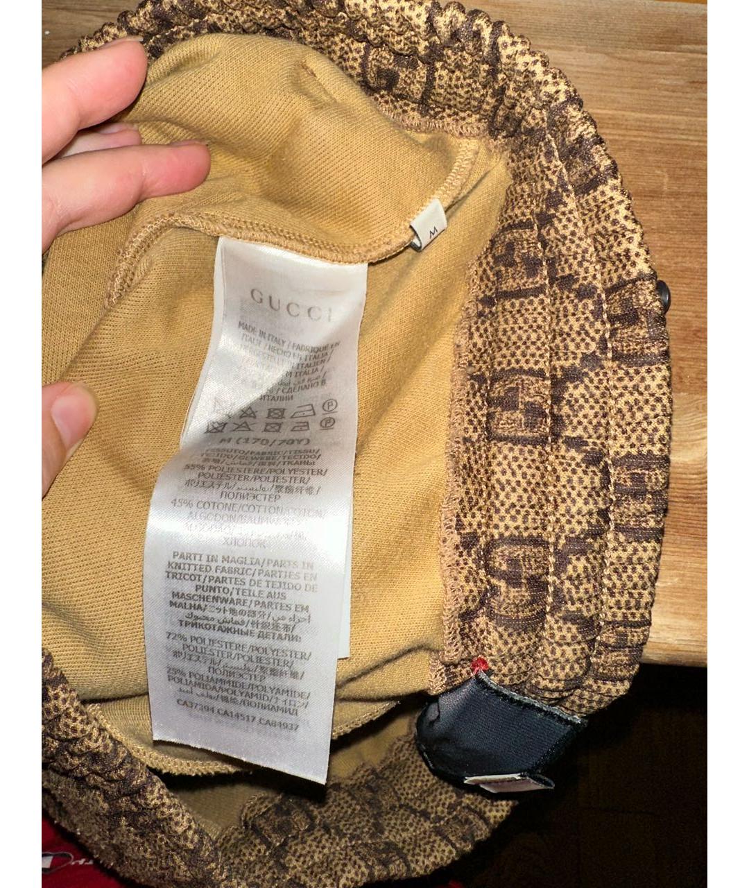GUCCI Коричневые брюки широкие, фото 2