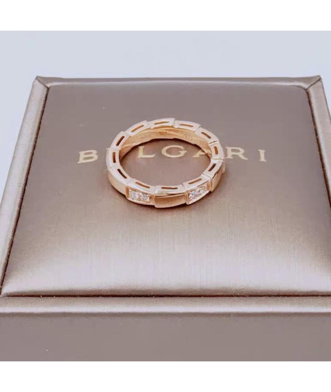 BVLGARI Розовое кольцо из розового золота, фото 2