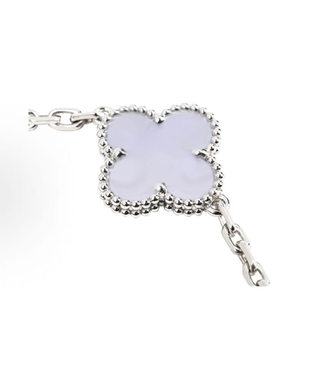 VAN CLEEF & ARPELS Голубой браслет из белого золота, фото 2