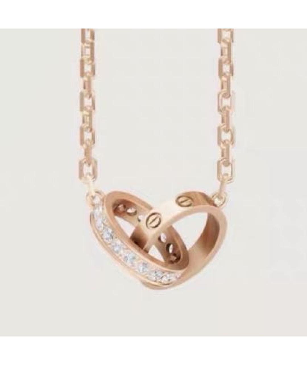 CARTIER Розовое колье из розового золота, фото 7
