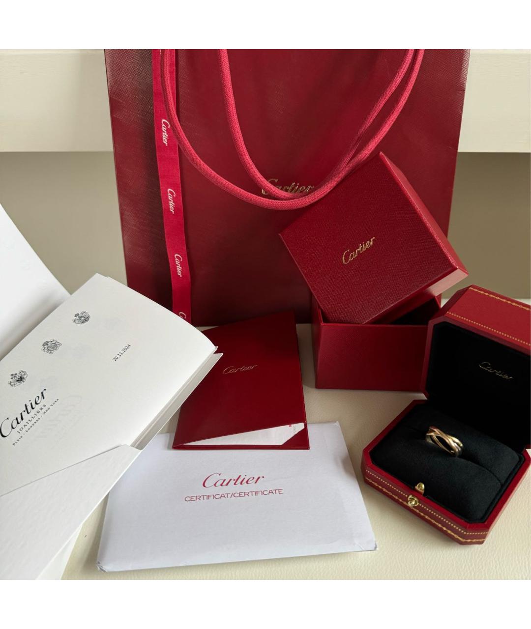 CARTIER Мульти кольцо из розового золота, фото 5