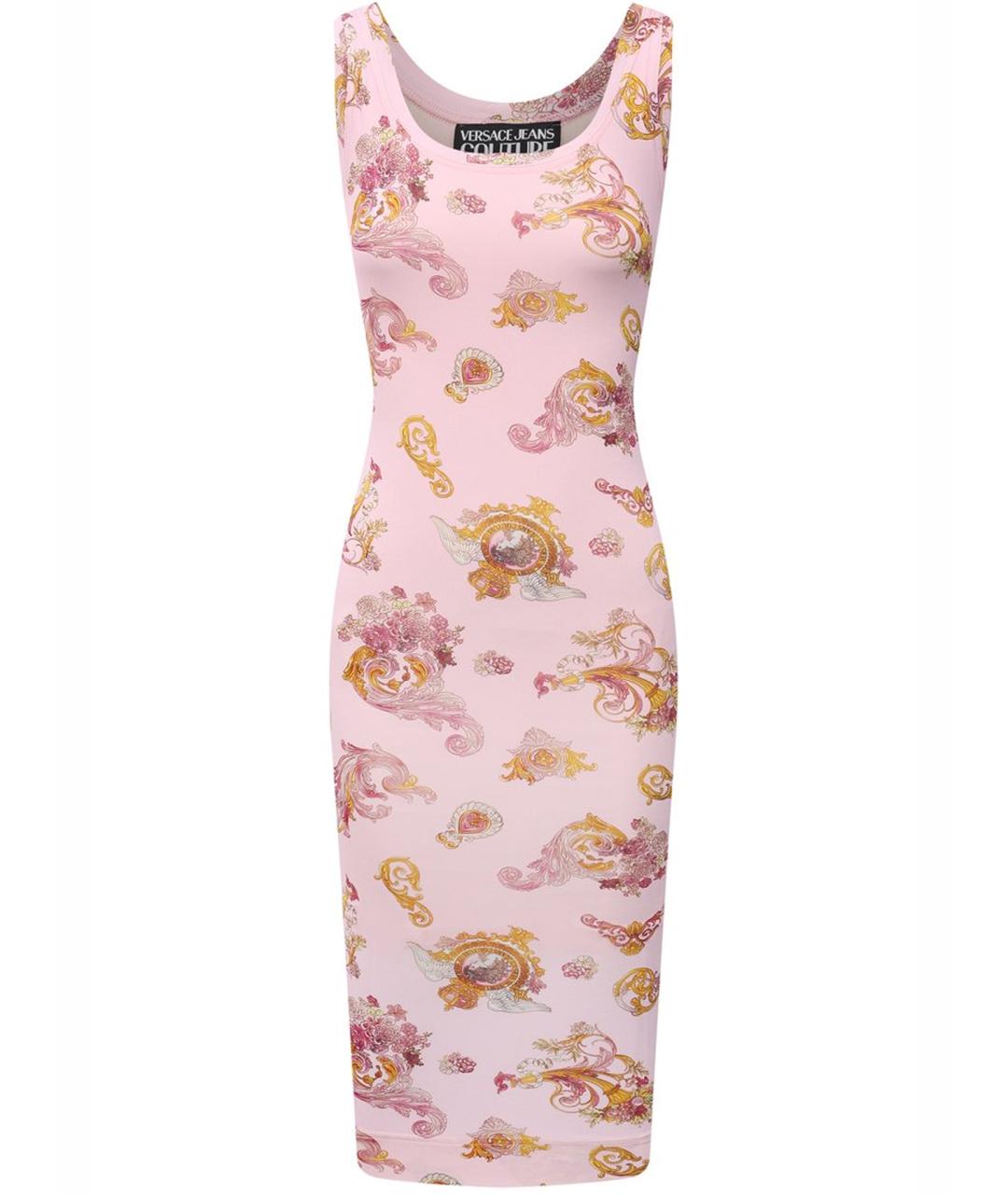 VERSACE JEANS COUTURE Розовое повседневное платье, фото 1
