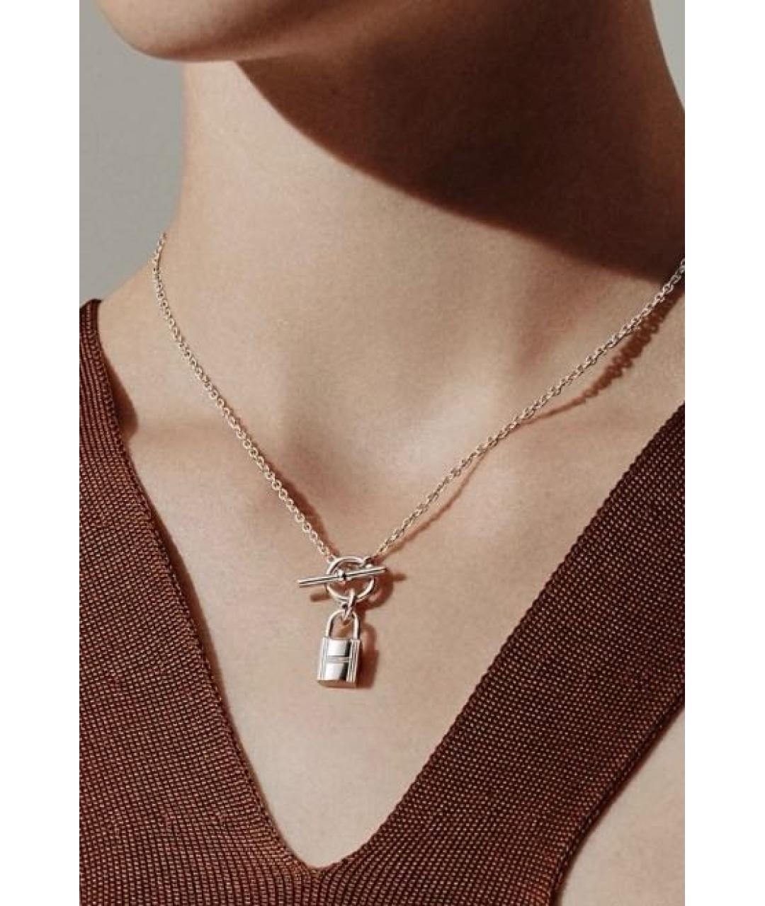 HERMES Серебряная серебряная подвеска, фото 3