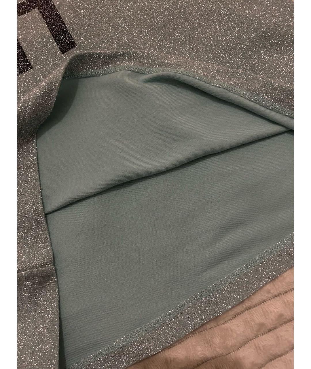 MAX MARA Бирюзовая вискозная футболка, фото 3