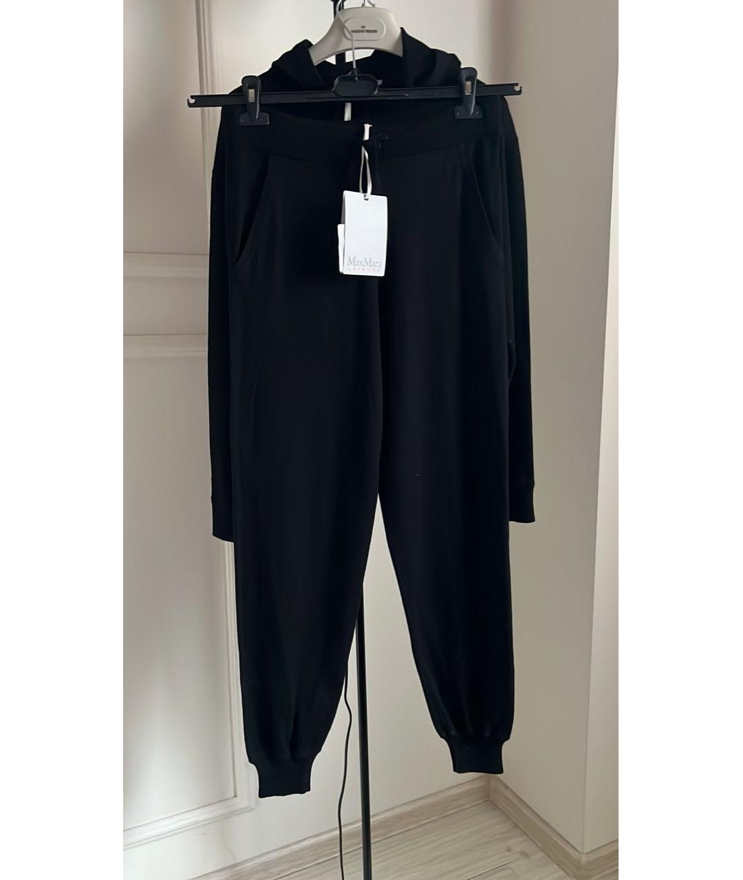 MAX MARA Черный вискозный спортивные костюмы, фото 4