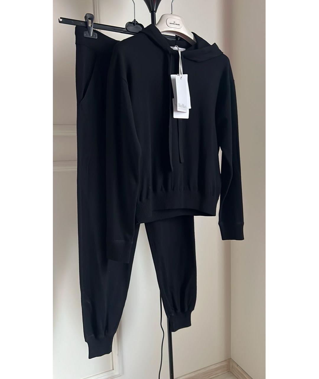 MAX MARA Черный вискозный спортивные костюмы, фото 3