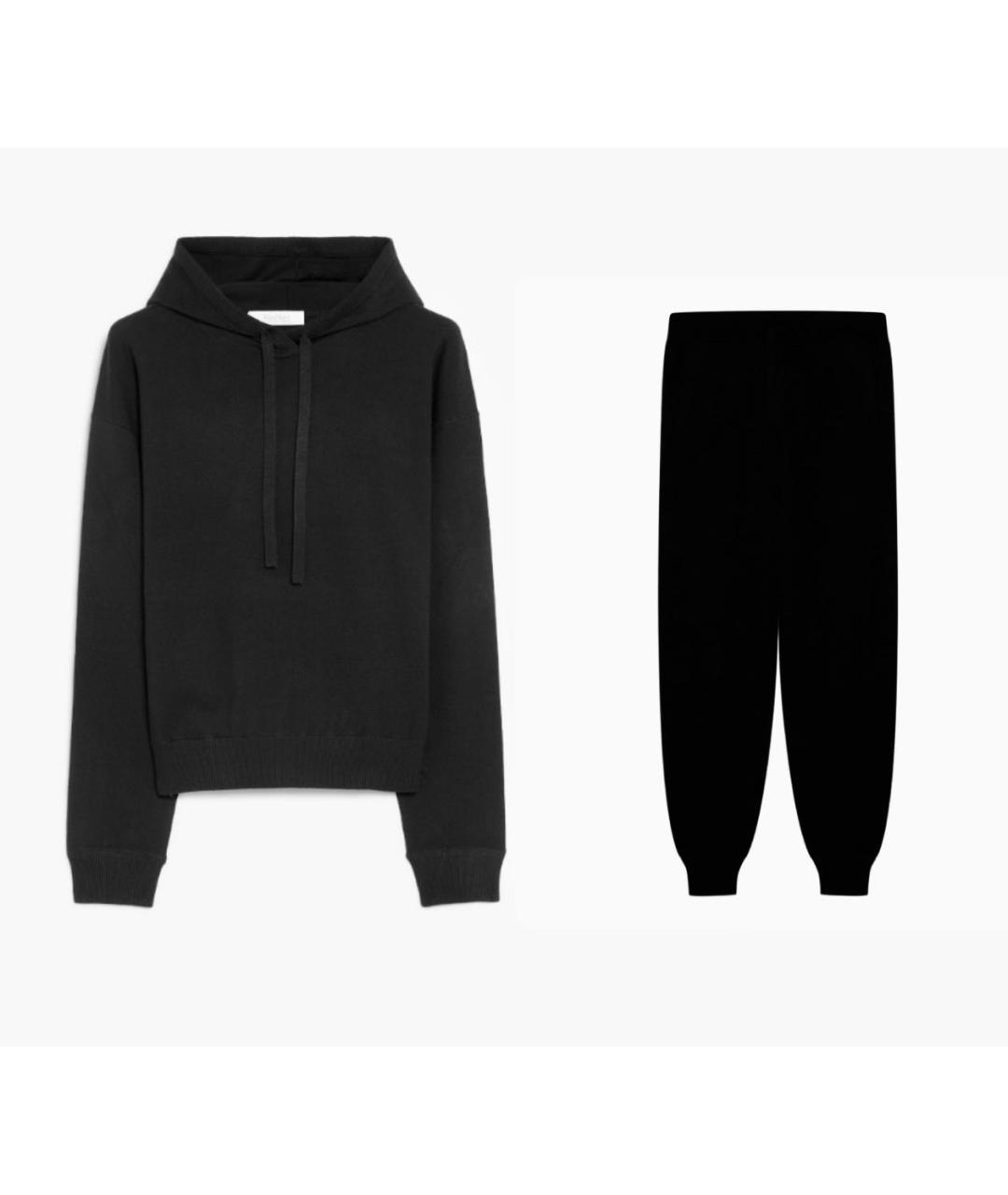 MAX MARA Черный вискозный спортивные костюмы, фото 7