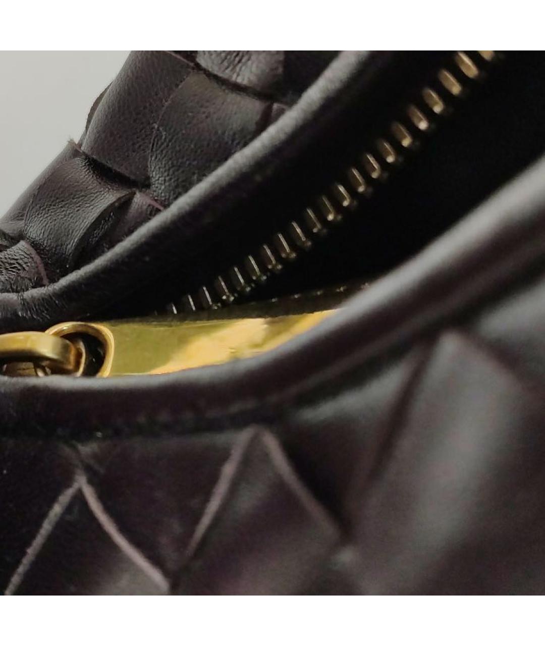 BOTTEGA VENETA Коричневая кожаная сумка с короткими ручками, фото 7