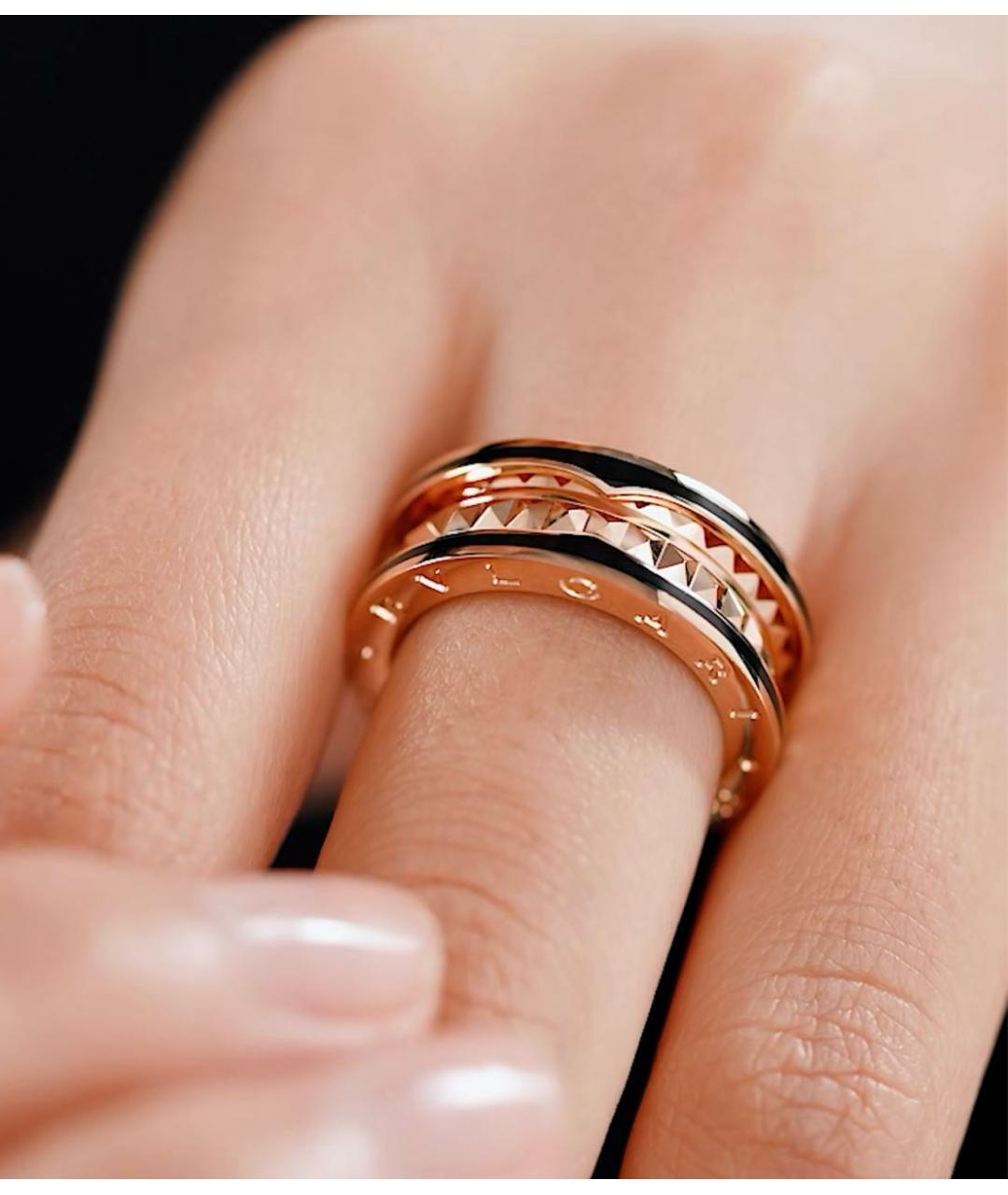 BVLGARI Золотое кольцо из розового золота, фото 5