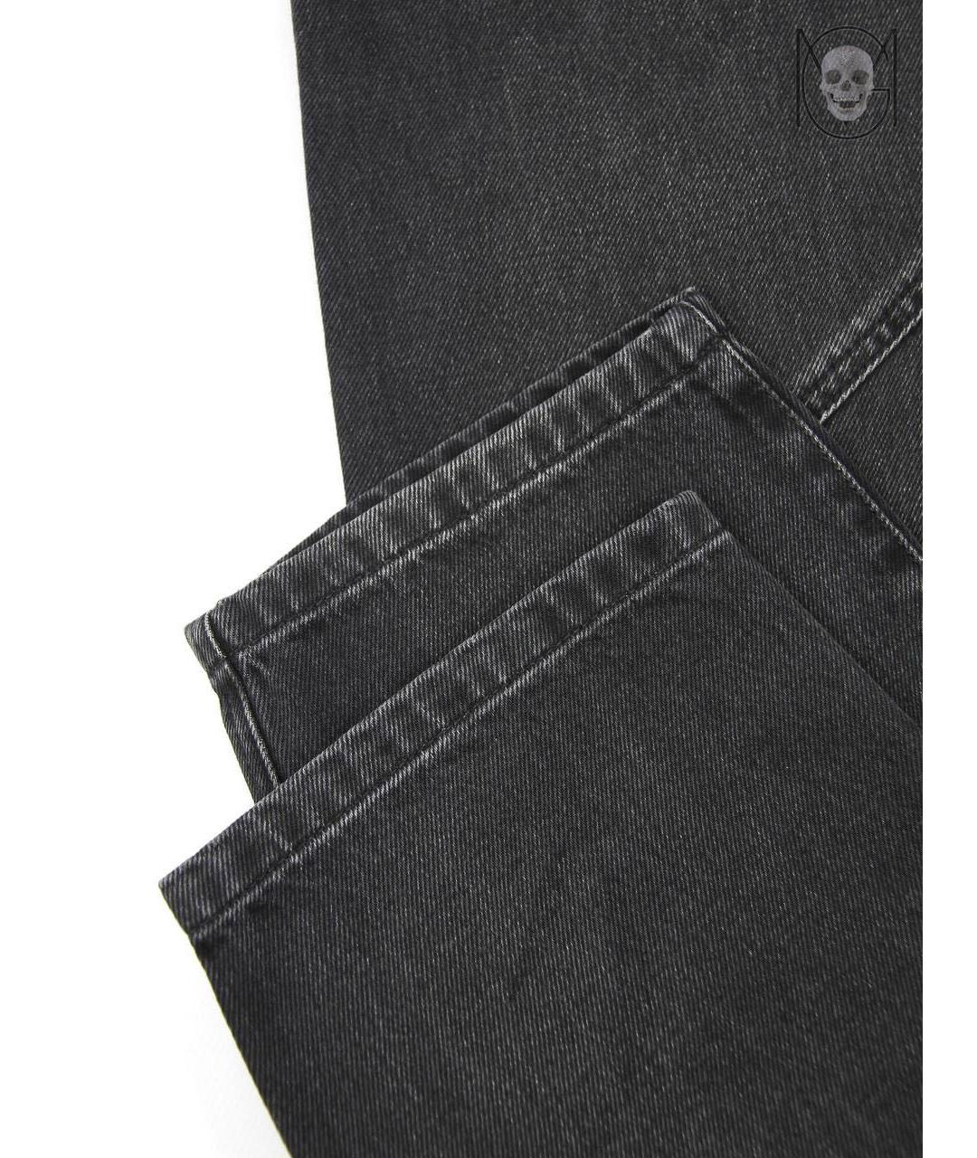 ISABEL MARANT Черные хлопковые джинсы слим, фото 8