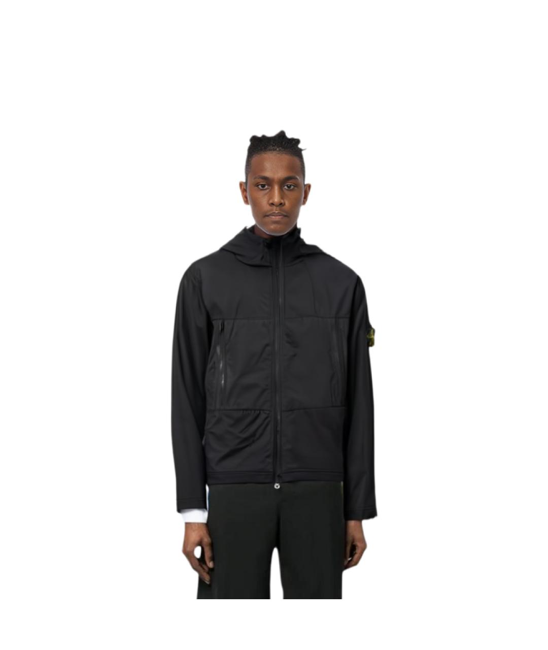 STONE ISLAND Черная куртка, фото 5