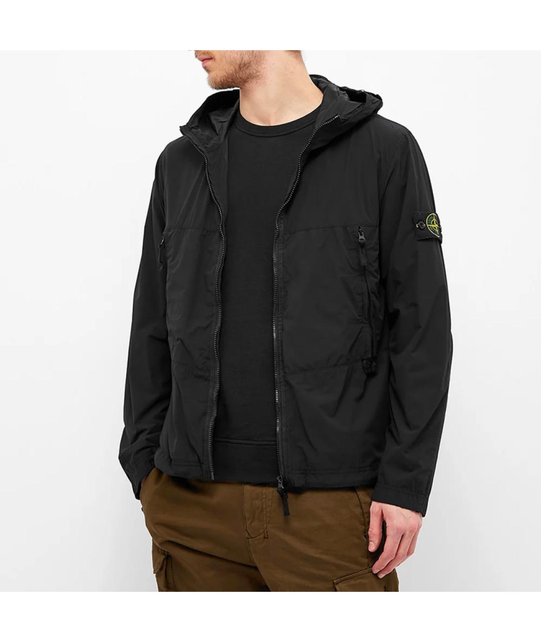 STONE ISLAND Черная куртка, фото 4