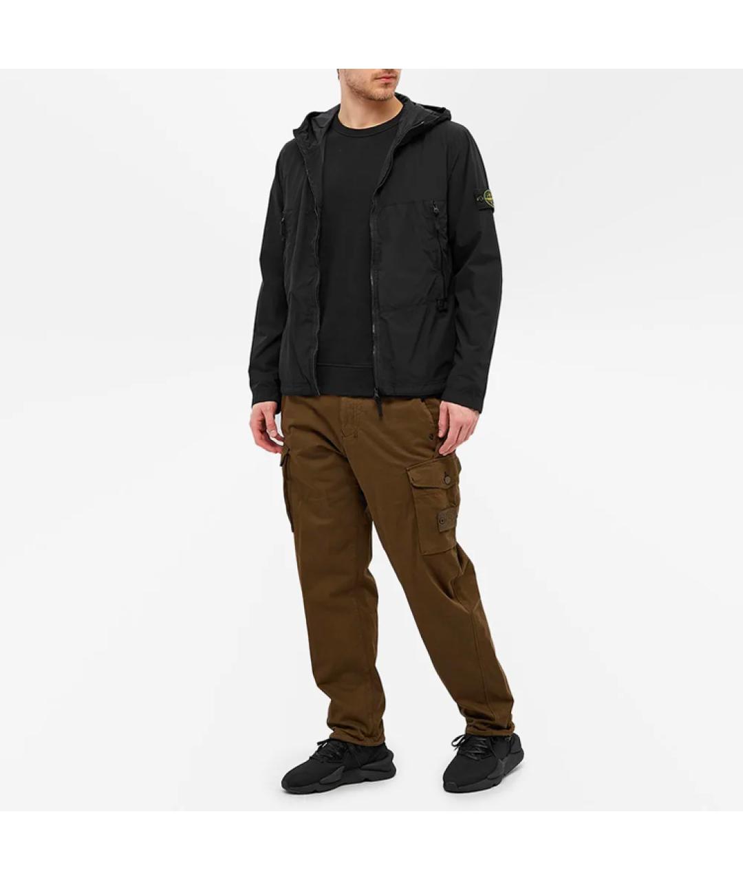 STONE ISLAND Черная куртка, фото 2