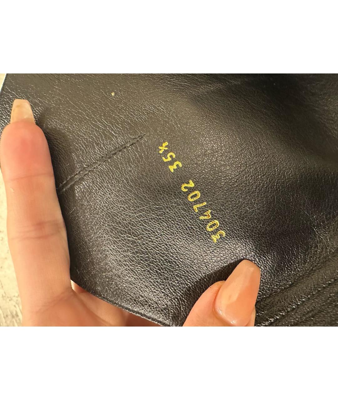 GUCCI Черные кожаные сапоги, фото 5