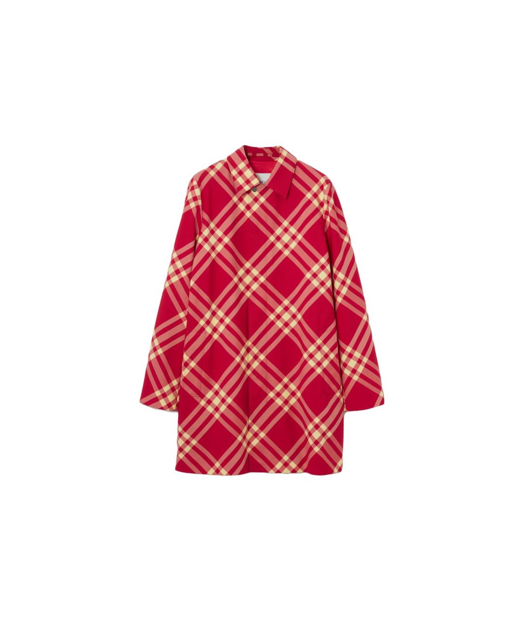 BURBERRY Красный тренч / плащ, фото 6