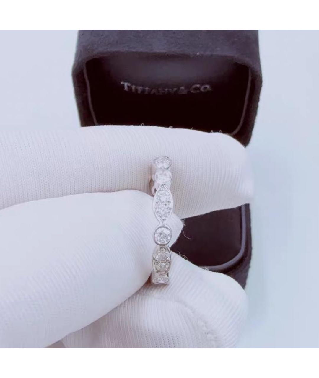 TIFFANY&CO Белое платиновое кольцо, фото 2