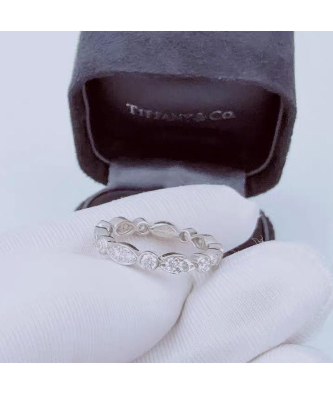 TIFFANY&CO Белое платиновое кольцо, фото 5