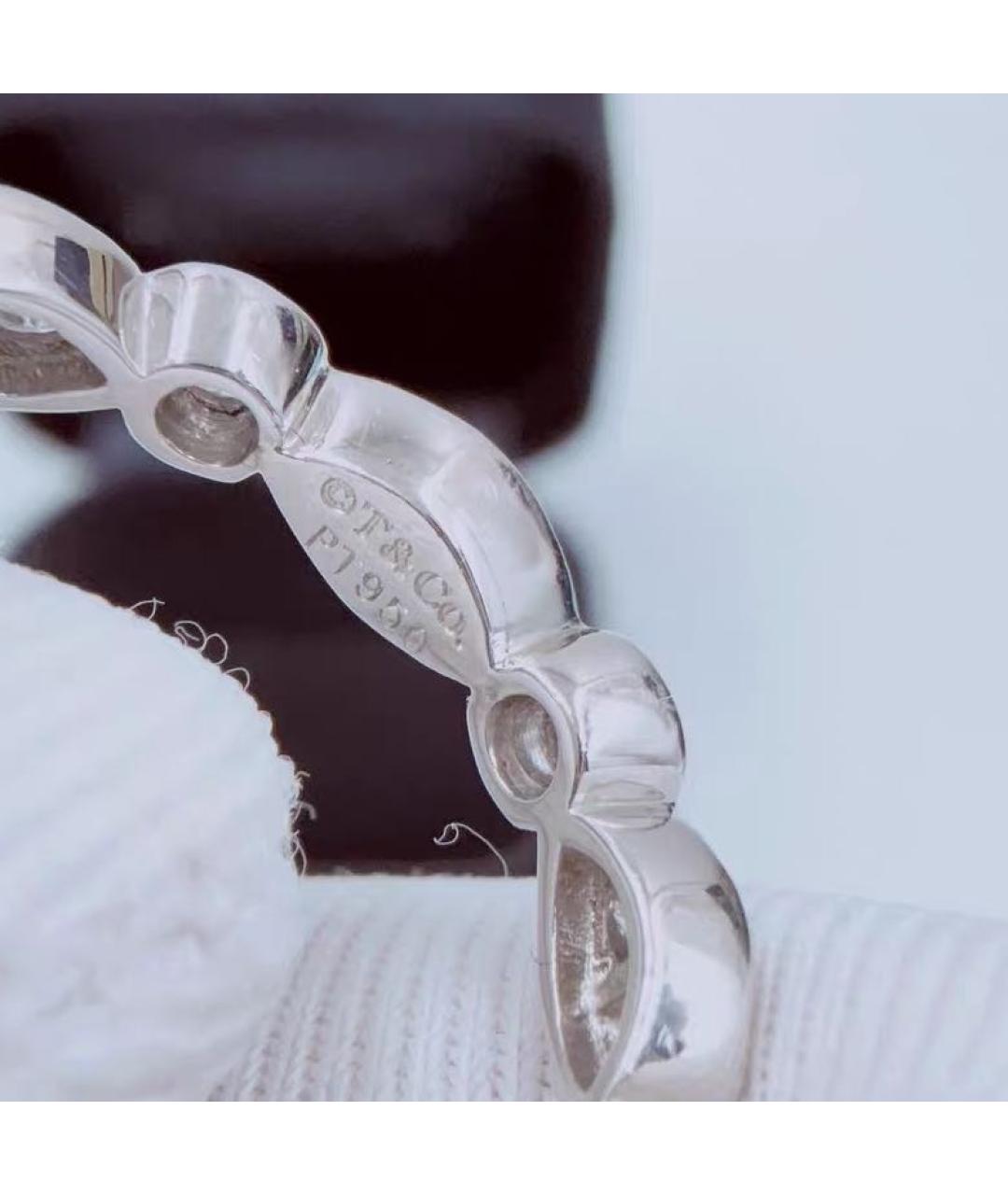 TIFFANY&CO Белое платиновое кольцо, фото 6