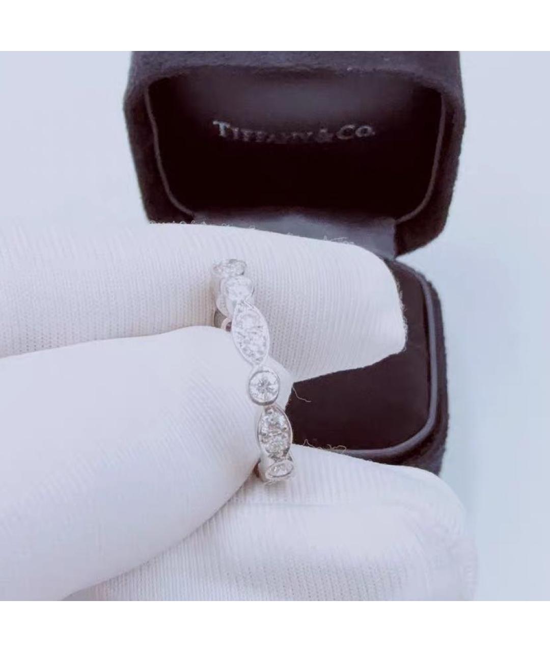 TIFFANY&CO Белое платиновое кольцо, фото 3