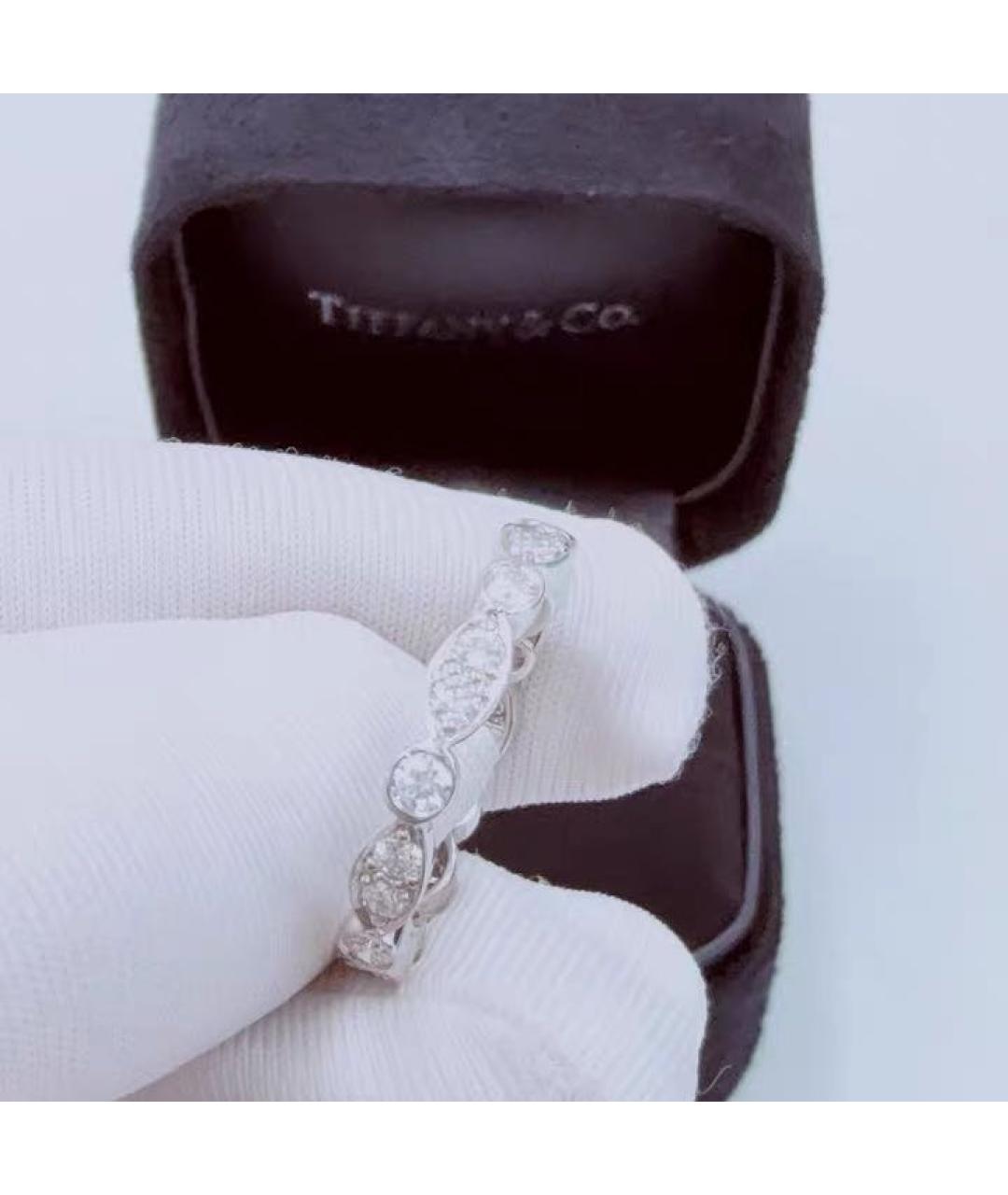 TIFFANY&CO Белое платиновое кольцо, фото 4