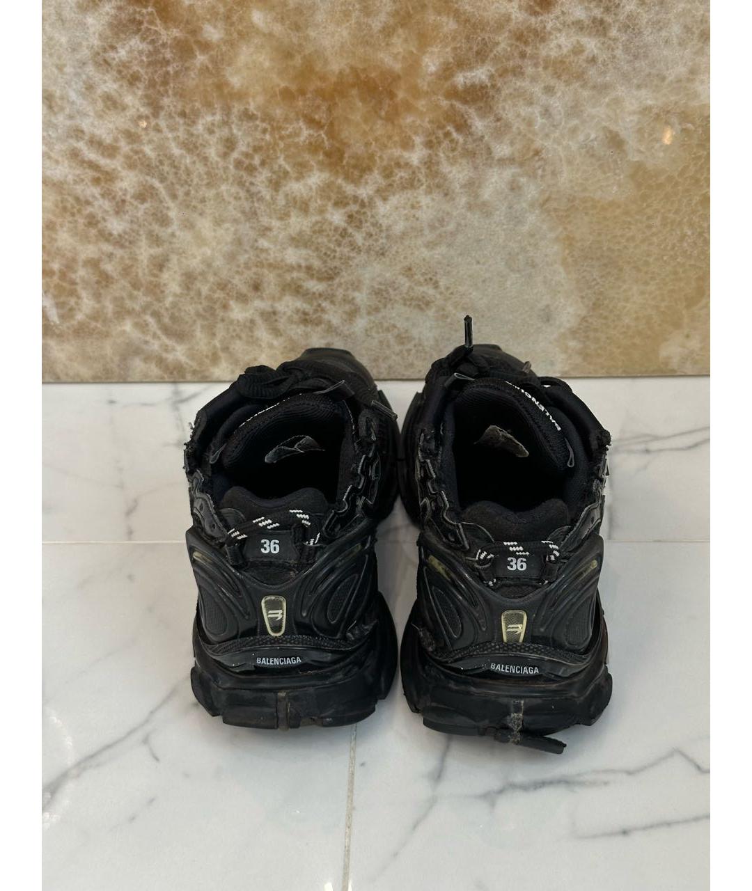 BALENCIAGA Черные кроссовки, фото 3