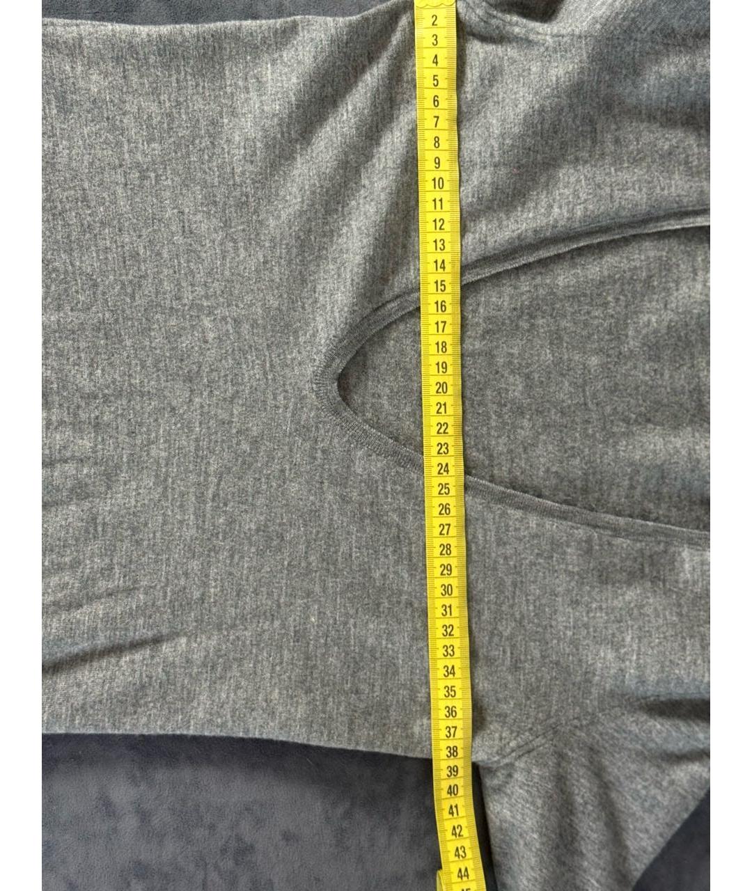 BRUNELLO CUCINELLI Серый кашемировый джемпер / свитер, фото 5