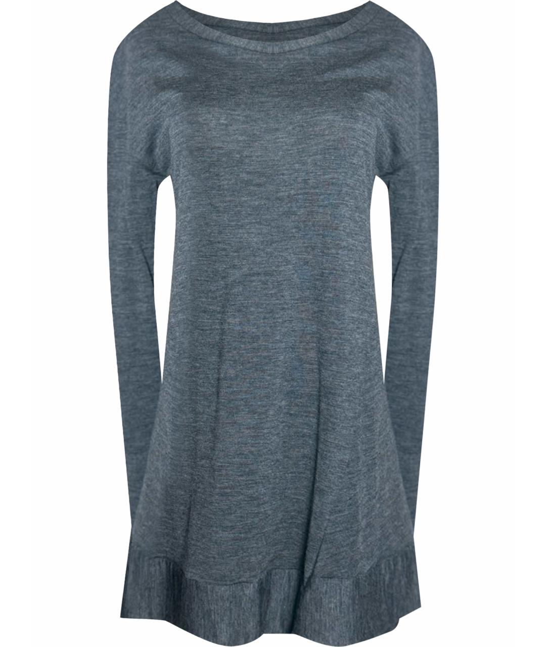 BRUNELLO CUCINELLI Серый шерстяной джемпер / свитер, фото 1