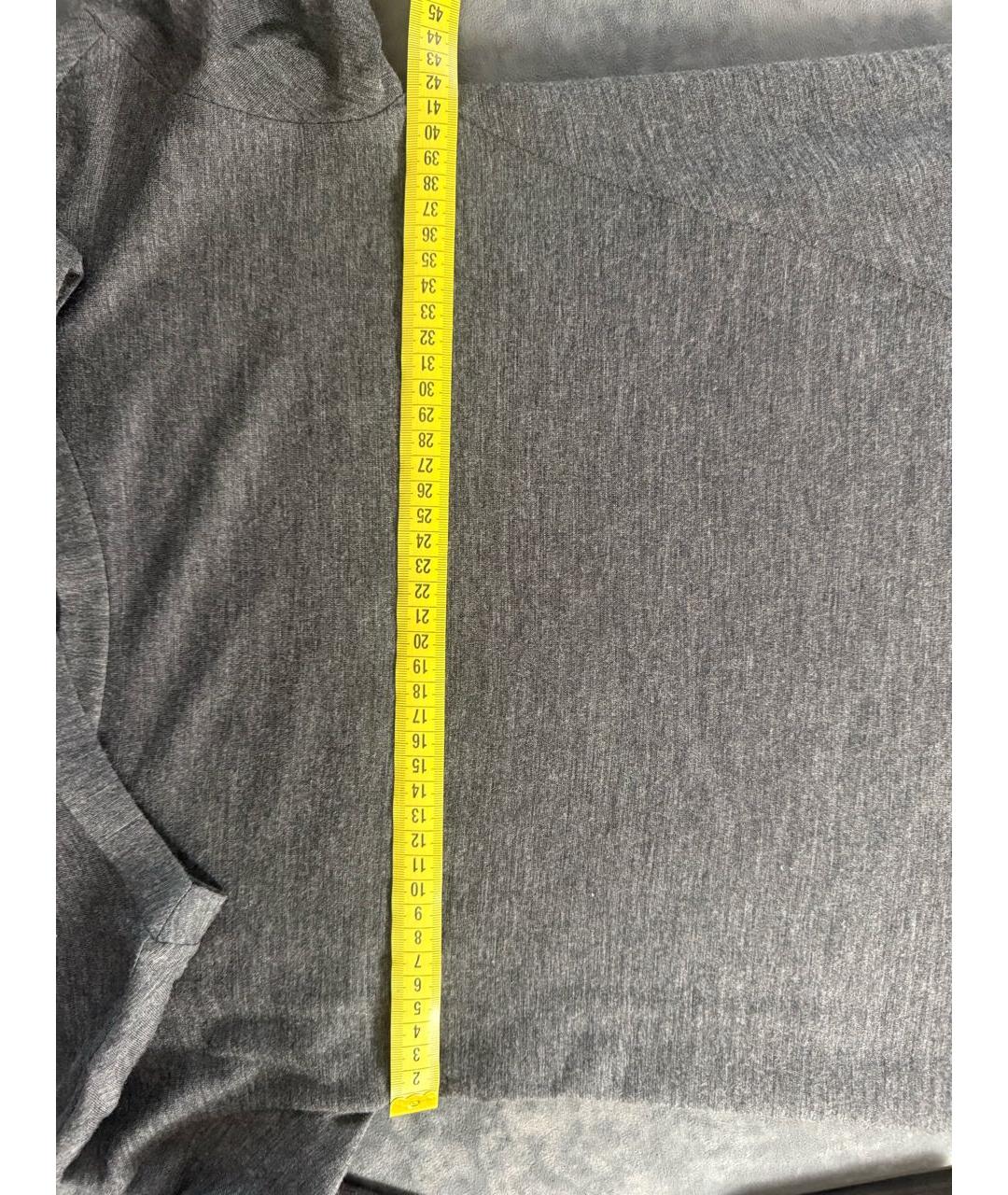 BRUNELLO CUCINELLI Серый шерстяной джемпер / свитер, фото 5