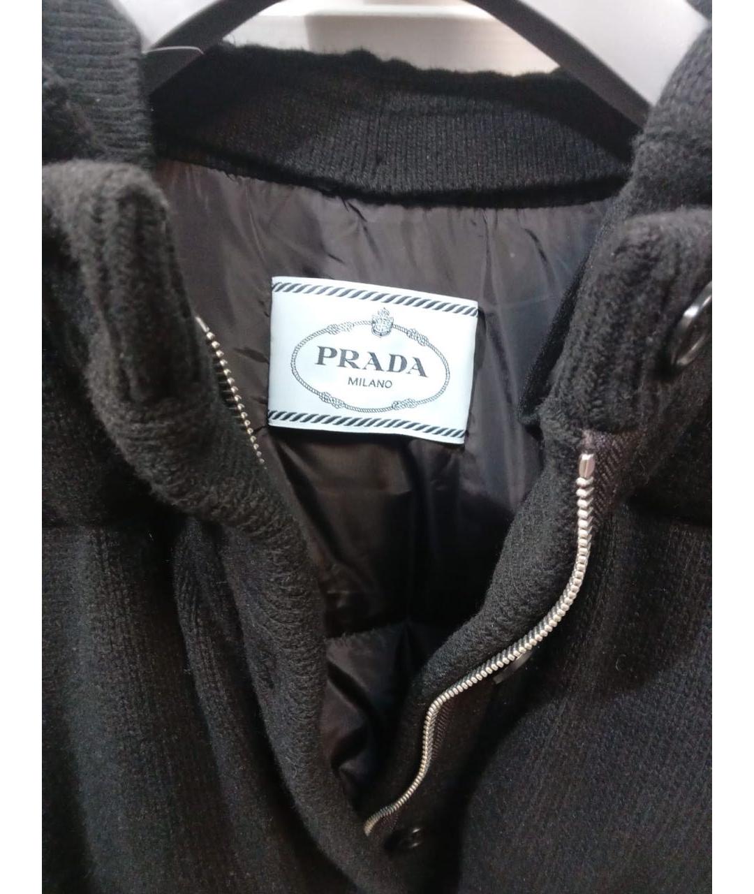 PRADA Черная кашемировая куртка, фото 5