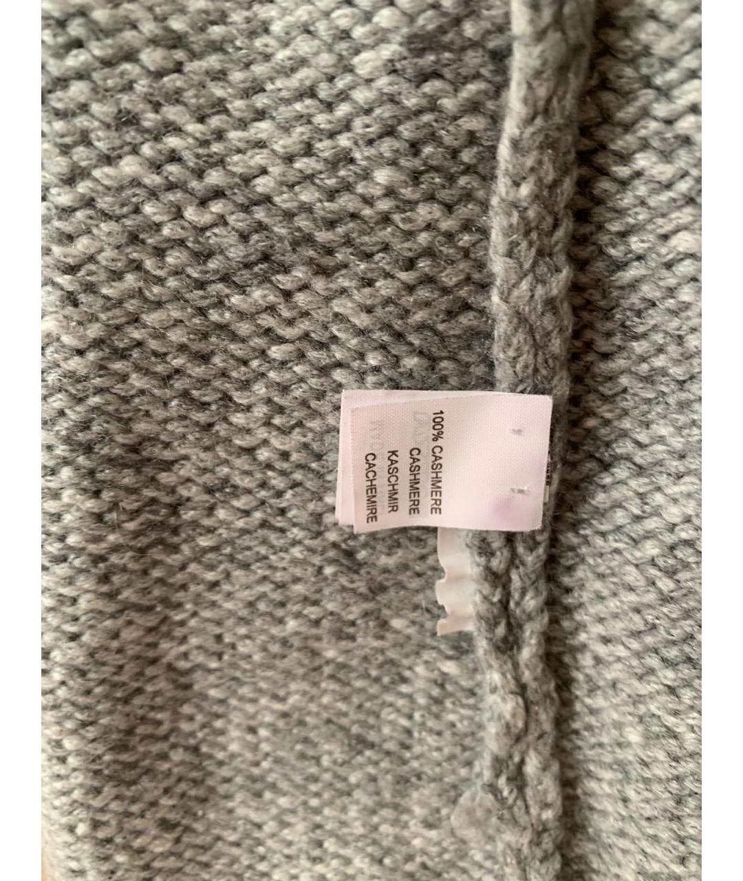 BRUNELLO CUCINELLI Серый кашемировый кардиган, фото 6