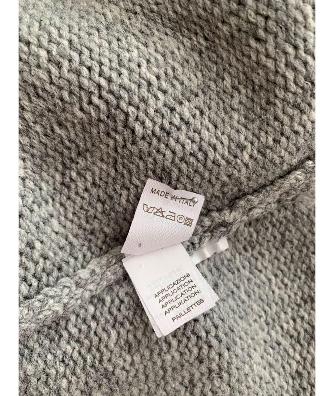 BRUNELLO CUCINELLI Серый кашемировый кардиган, фото 7