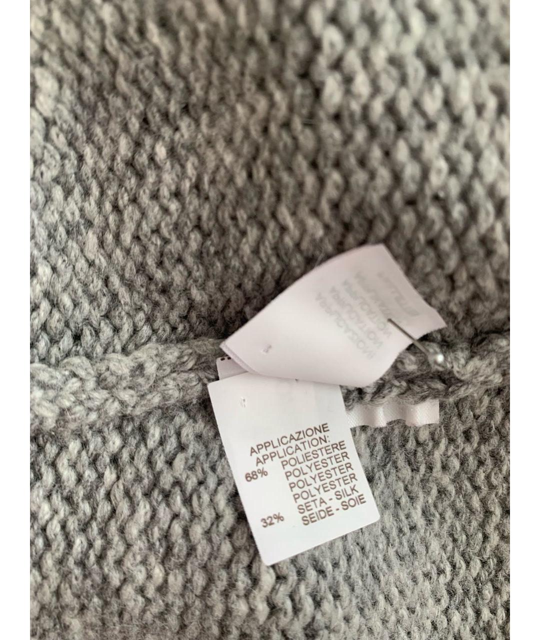 BRUNELLO CUCINELLI Серый кашемировый кардиган, фото 8