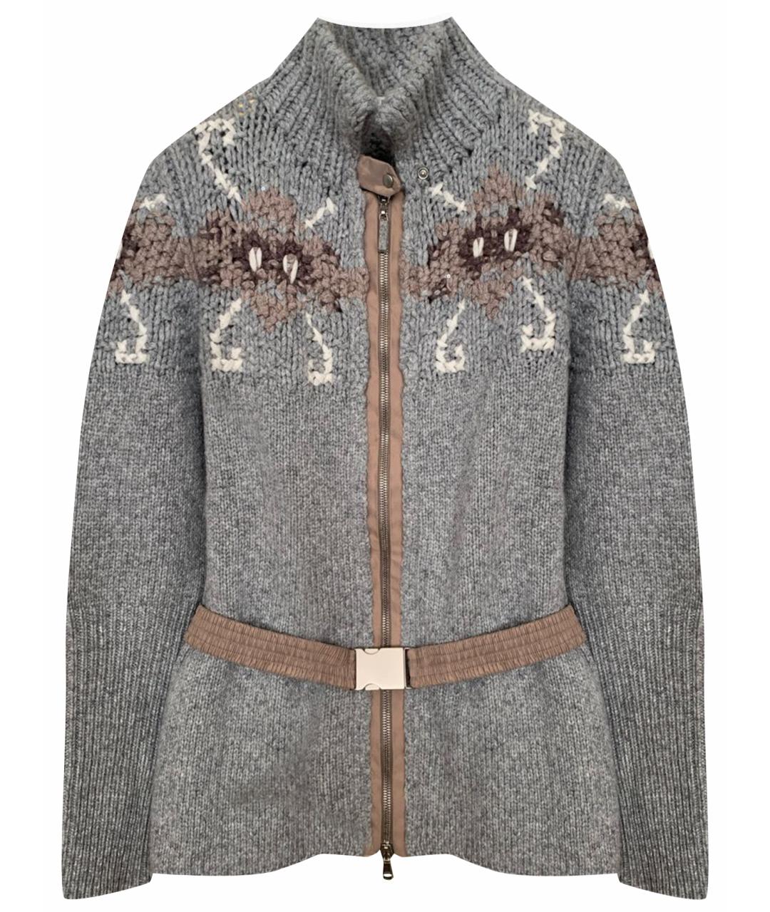 BRUNELLO CUCINELLI Серый кашемировый кардиган, фото 1