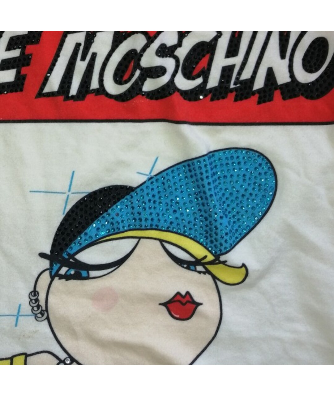 LOVE MOSCHINO Хлопковая футболка, фото 4