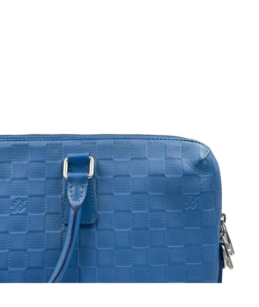 LOUIS VUITTON Синий портфель, фото 2