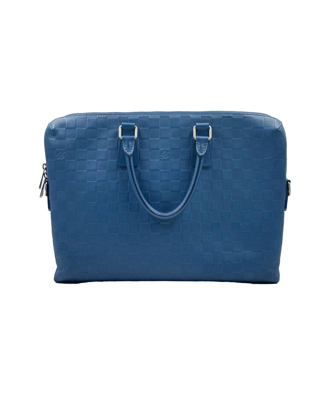 LOUIS VUITTON Синий портфель, фото 3