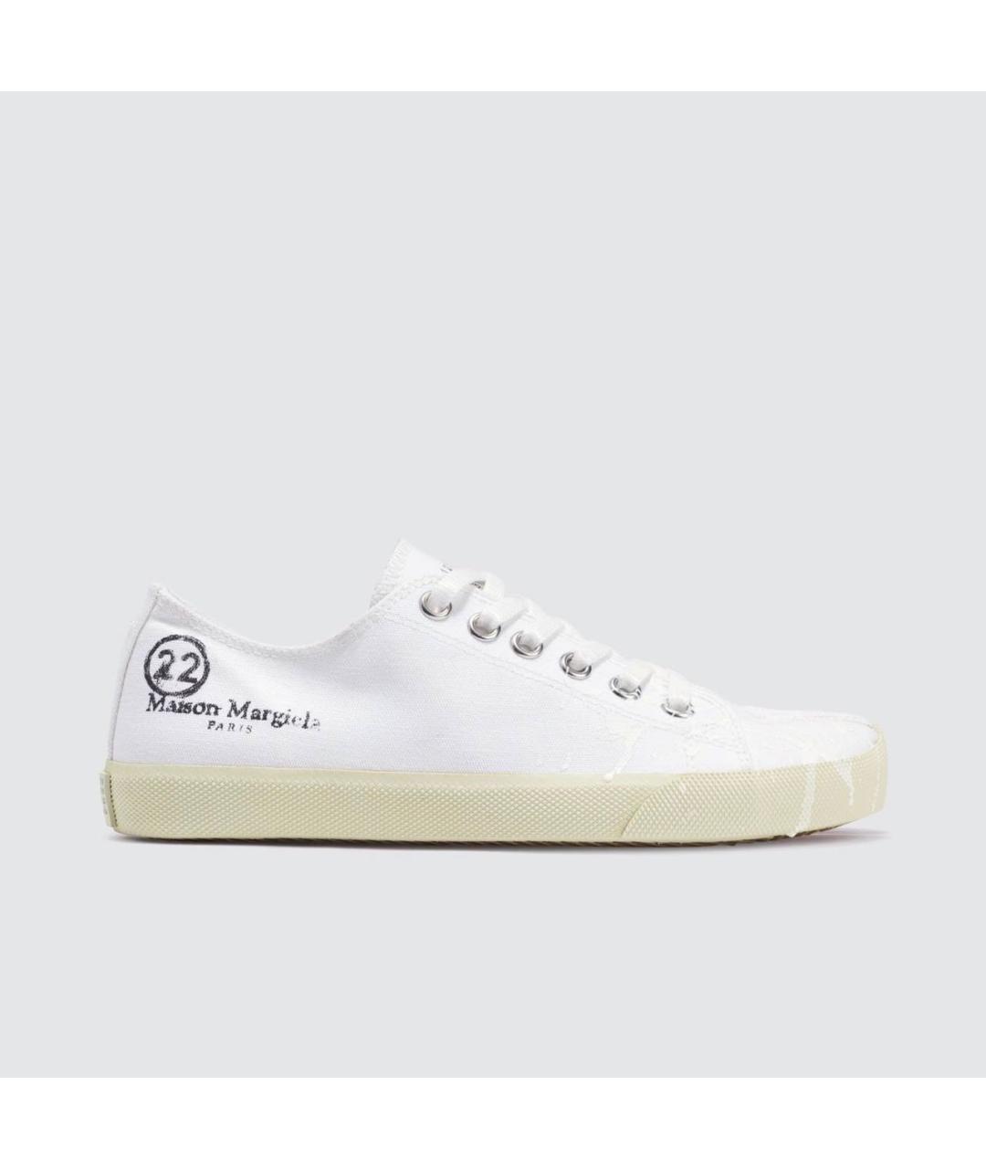 MAISON MARGIELA Белые кеды, фото 4