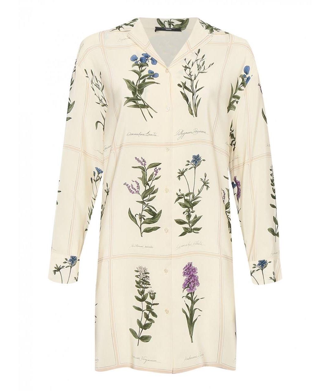 WEEKEND MAX MARA Мульти шелковое повседневное платье, фото 1